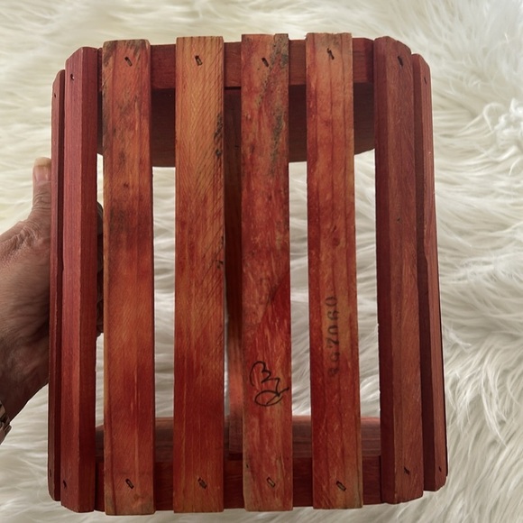 Red Apple Teacher wooden decorative accent - Picture 4 of 8